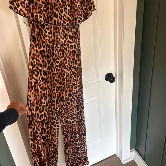 LLeopard Print Costume Jumpsuit Size Small - Picture 2 of 5